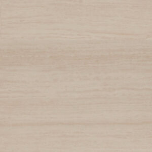 Close-up detail of Select Strata Crème luxury vinyl tile, featuring soft cream travertine tones, subtle linear movement, and natural stone-inspired texture.