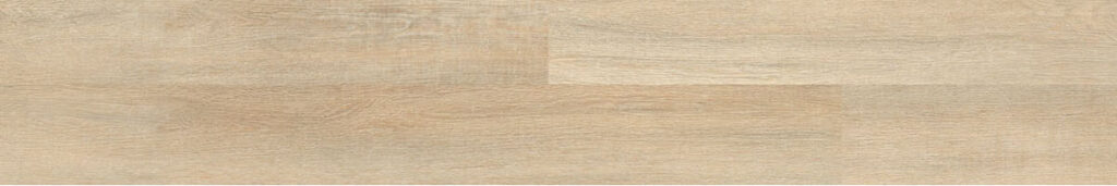 Honey-tone wood look luxury vinyl plank in a random pattern.