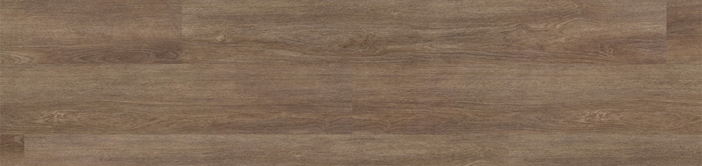 Rift Russet wood-look swatch from the 2-3-5 luxury vinyl plank collection, available in 2mm, 3mm, and 5mm thickness, featuring warm russet-brown tones with subtle rift-cut wood grain texture.