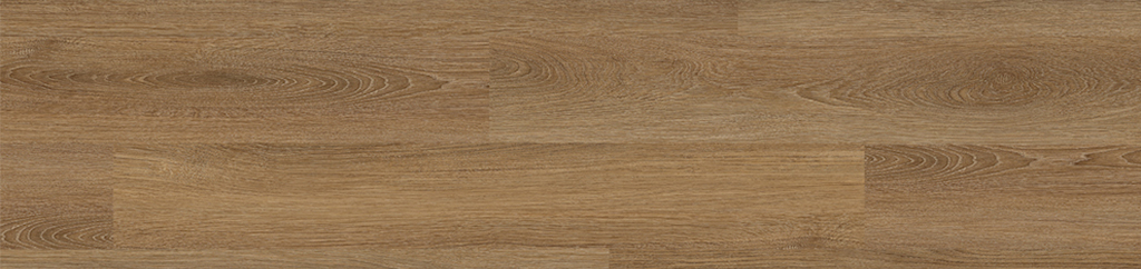 Turbinado wood-look swatch from the Wavelength Modular Acoustic Flooring collection, 5mm LVT, featuring warm natural oak tones with subtle grain variation.